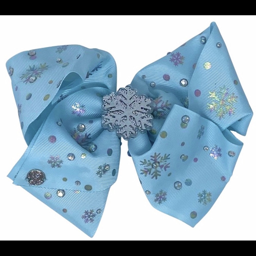 JoJo Siwa Snowflake Girls Bow Hair Clip
- Blue
